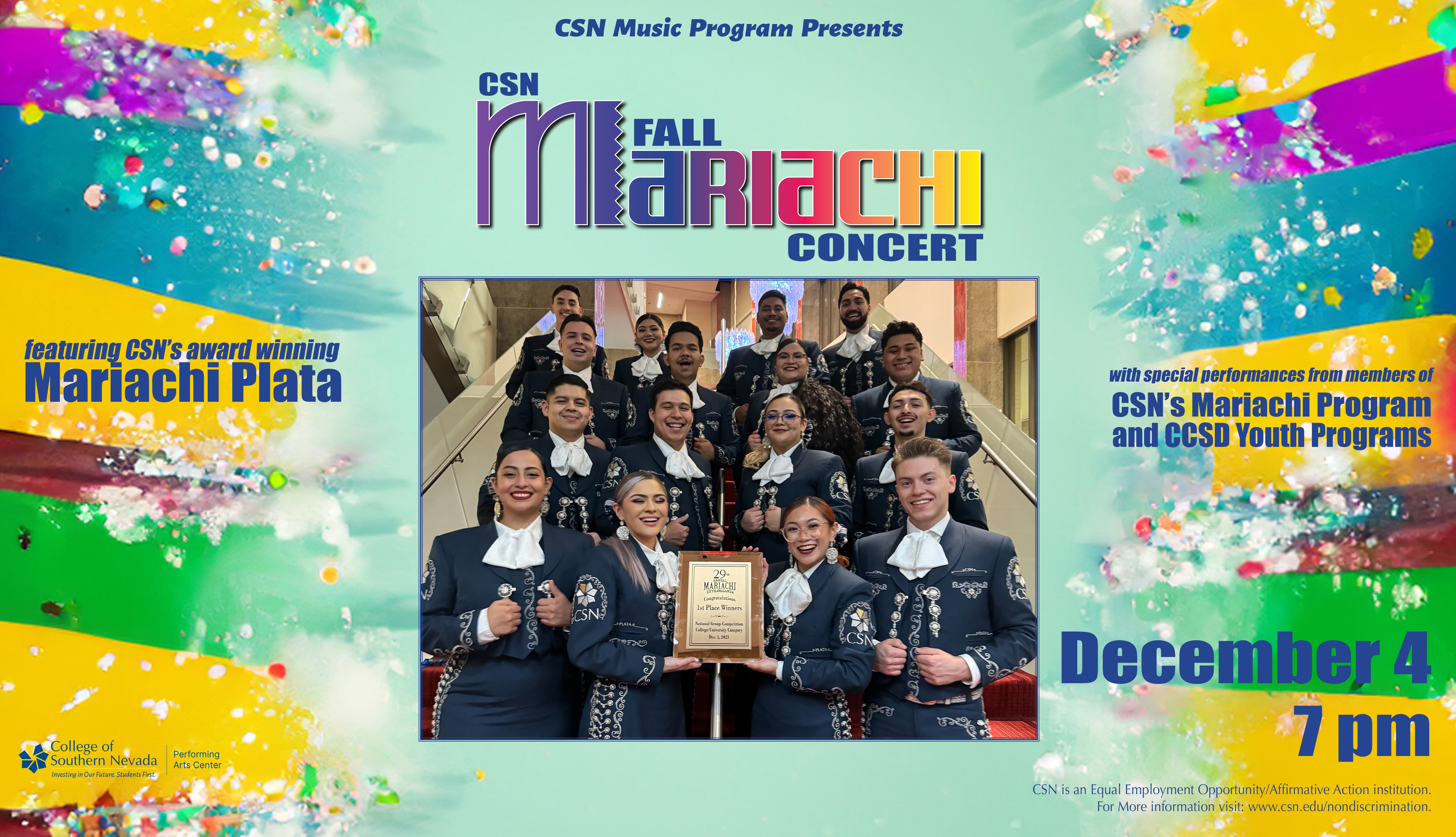 Mariachi Concert Ad